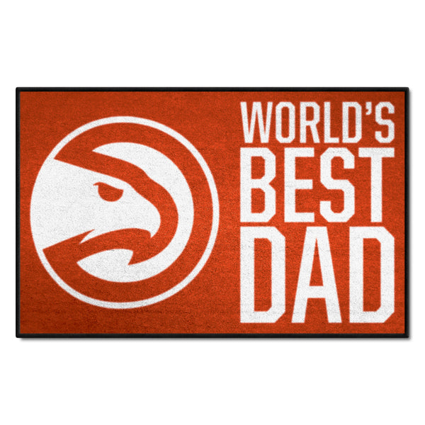 Fanmats Hawks World's Best Dad Starter Mat Accent Rug