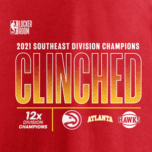 Fanatics 2021 Hawks Southeast Division Champs Clinched Tee