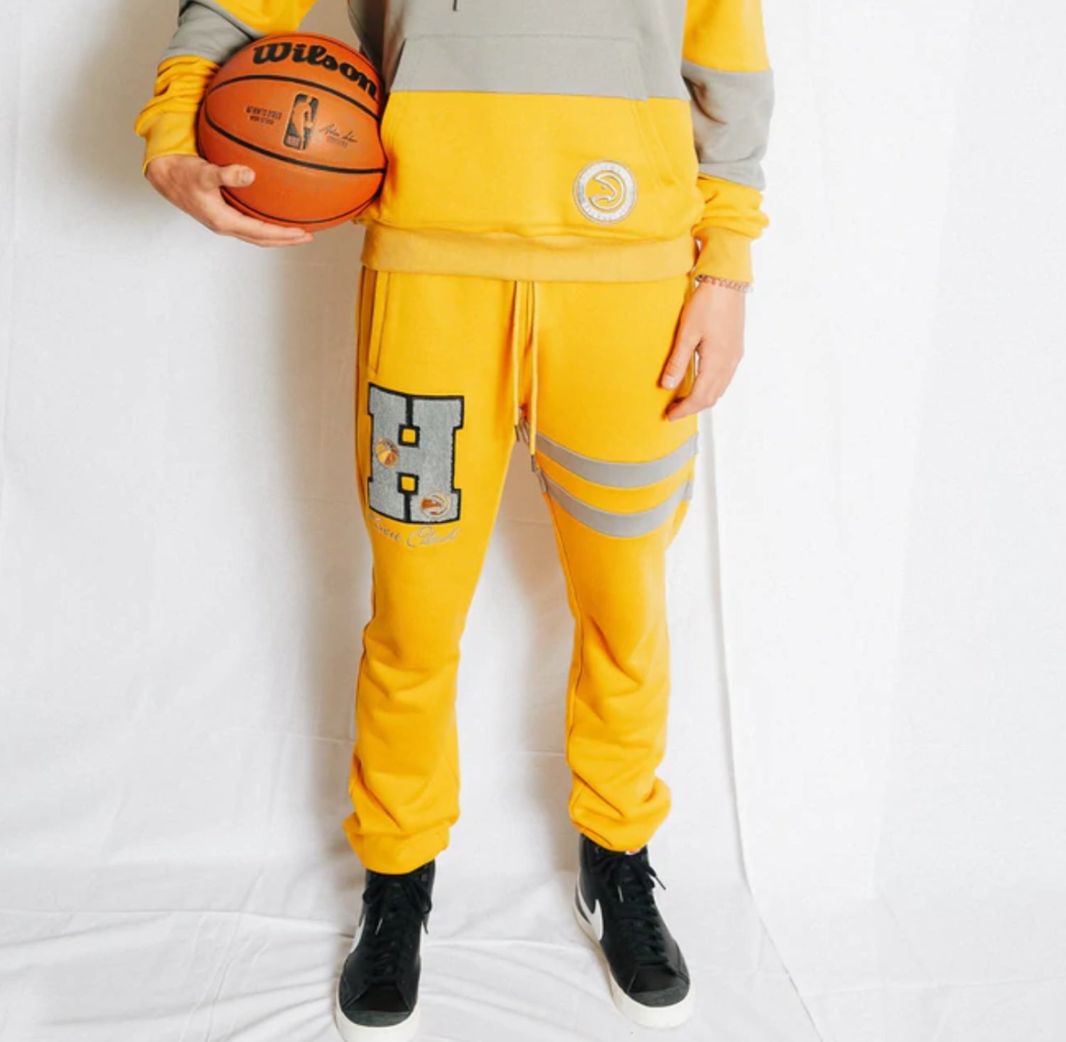 No Caller ID NBA x Keiser Clark Hawks Striped Sweatpant