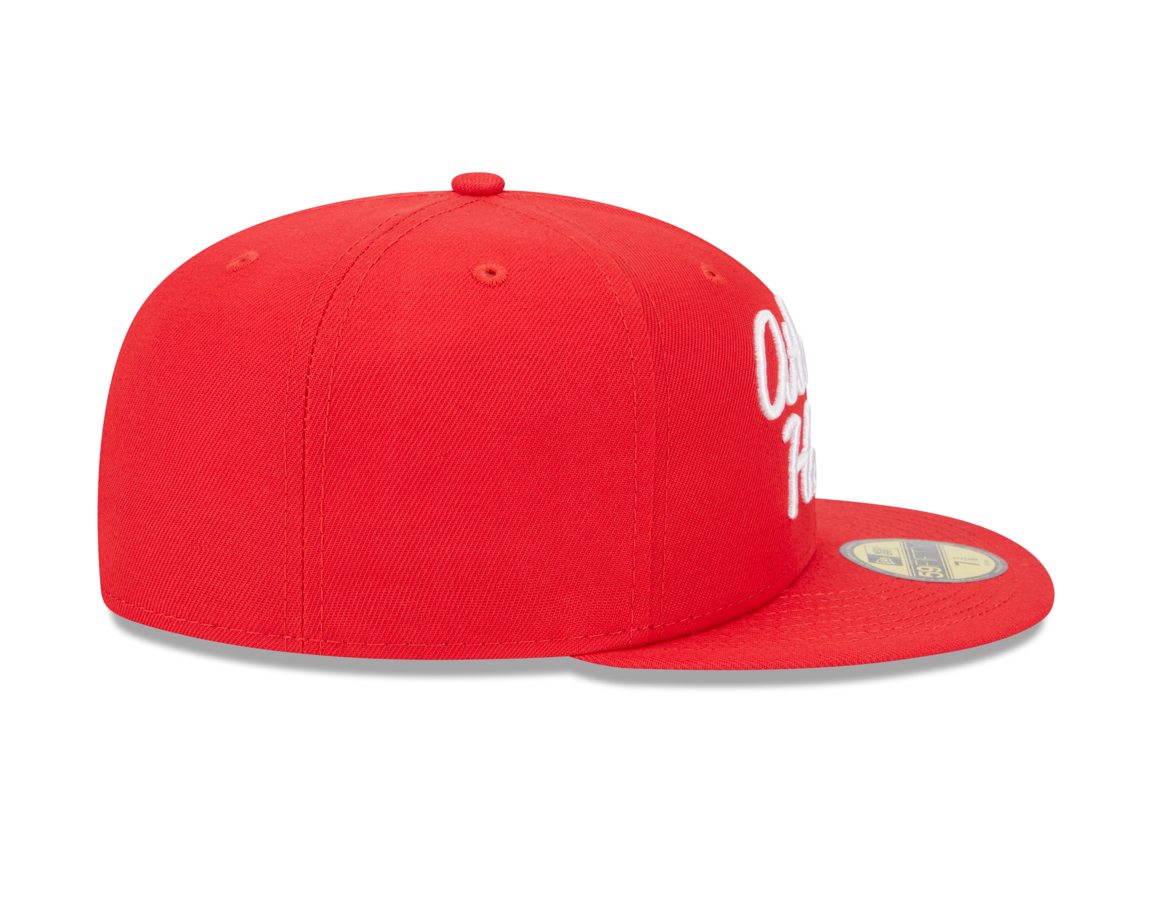 New Era Hawks Red Fairway Script 59FIFTY Fitted