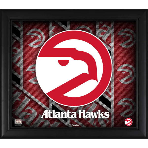 Fanatics Hawks Framed Hardwood Classic Logo Team Threads Collage
