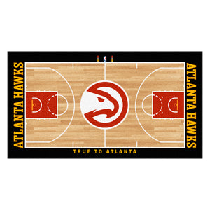 Fanmats Hawks NBA Large Court Runner Rug