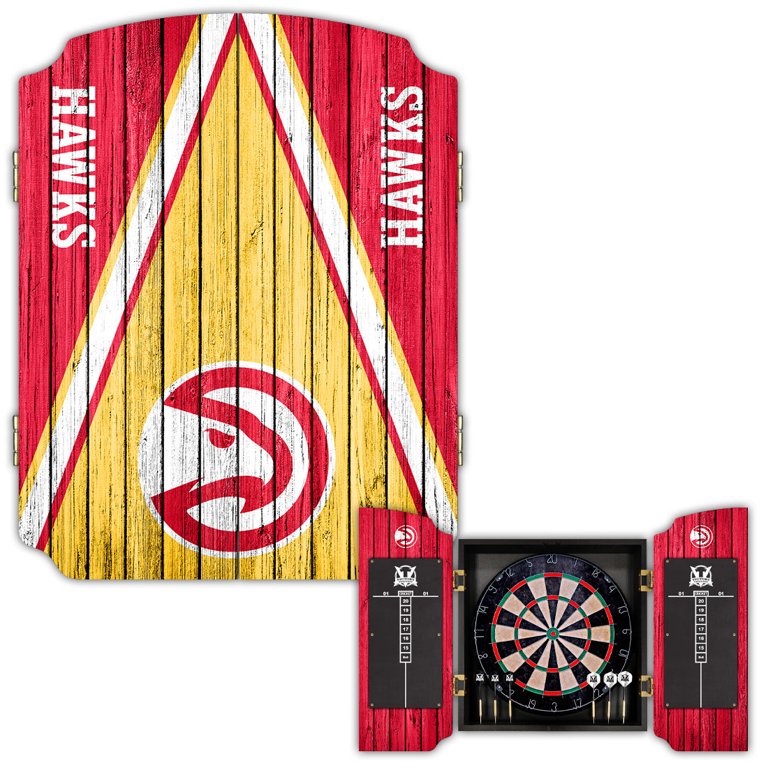 Victory Tailgate Atlanta United Football Club Dartboard Cabinet at