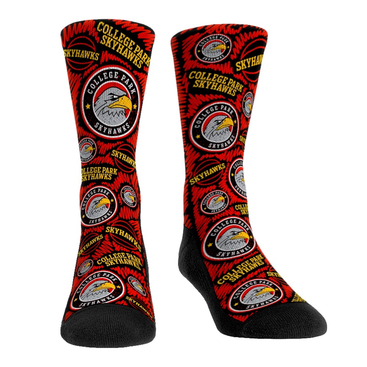 Rock 'Em Skyhawks Logo Sketch Socks