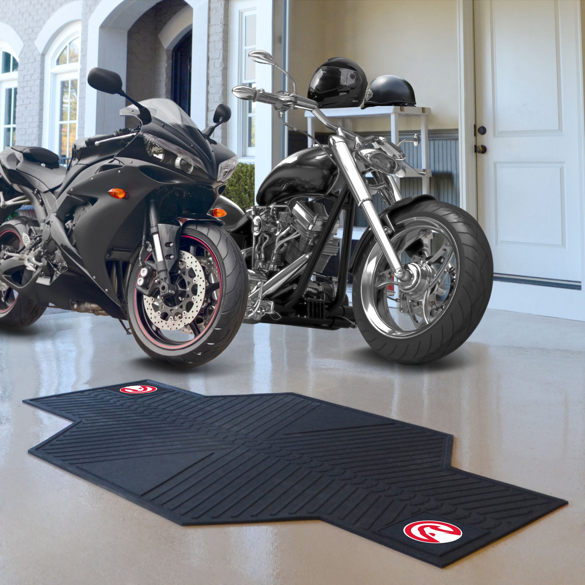 Fanmats Hawks Motorcycle Mat