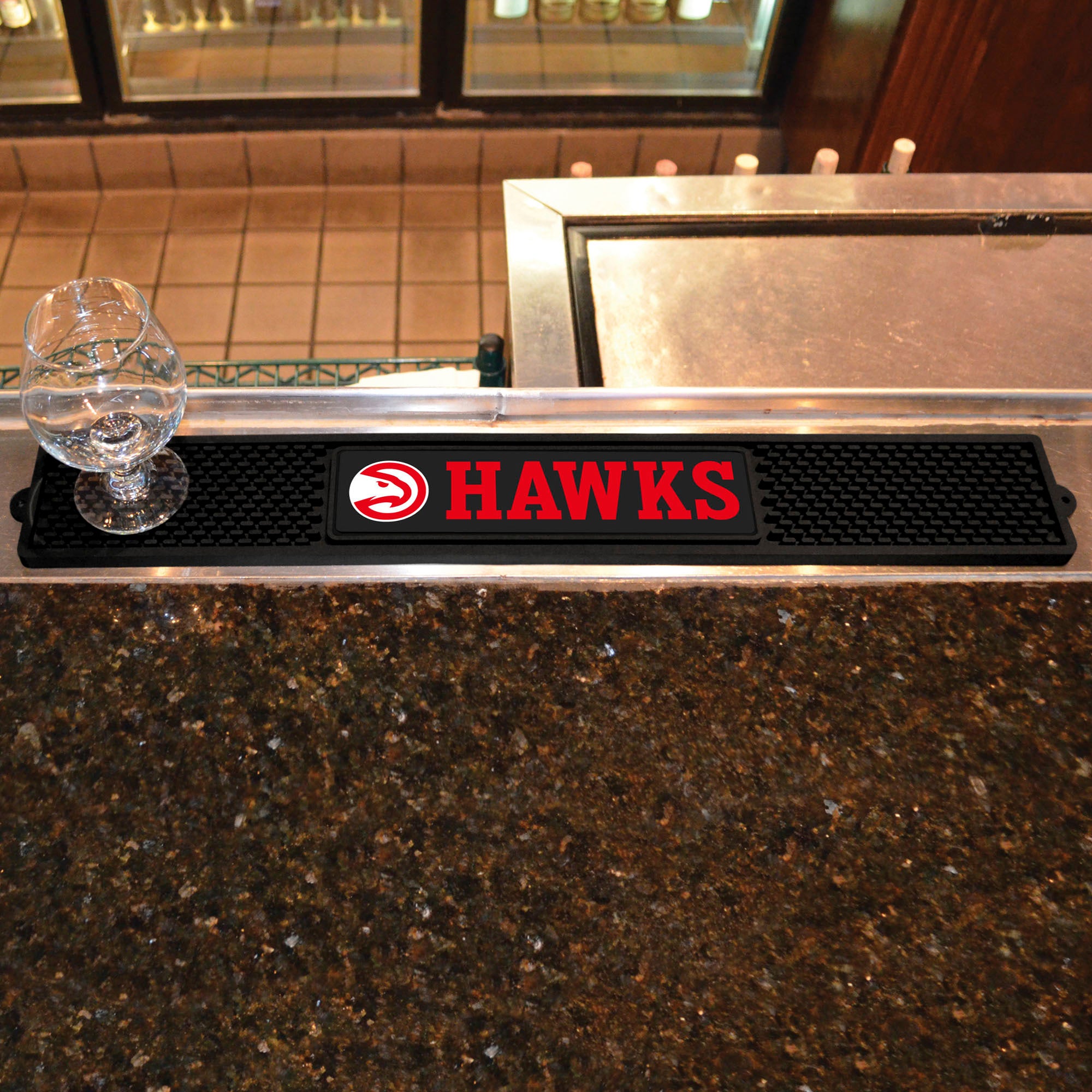 Fanmats Hawks Bar Drink Mat