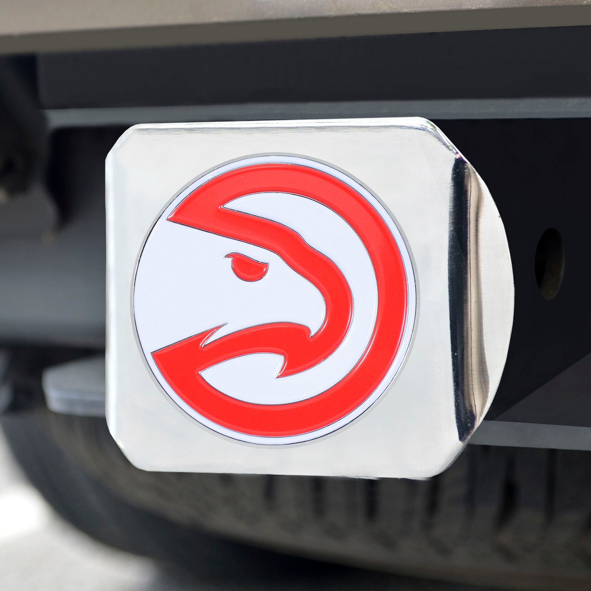 Fanmats Hawks 3D Color Chrome Hitch Cover