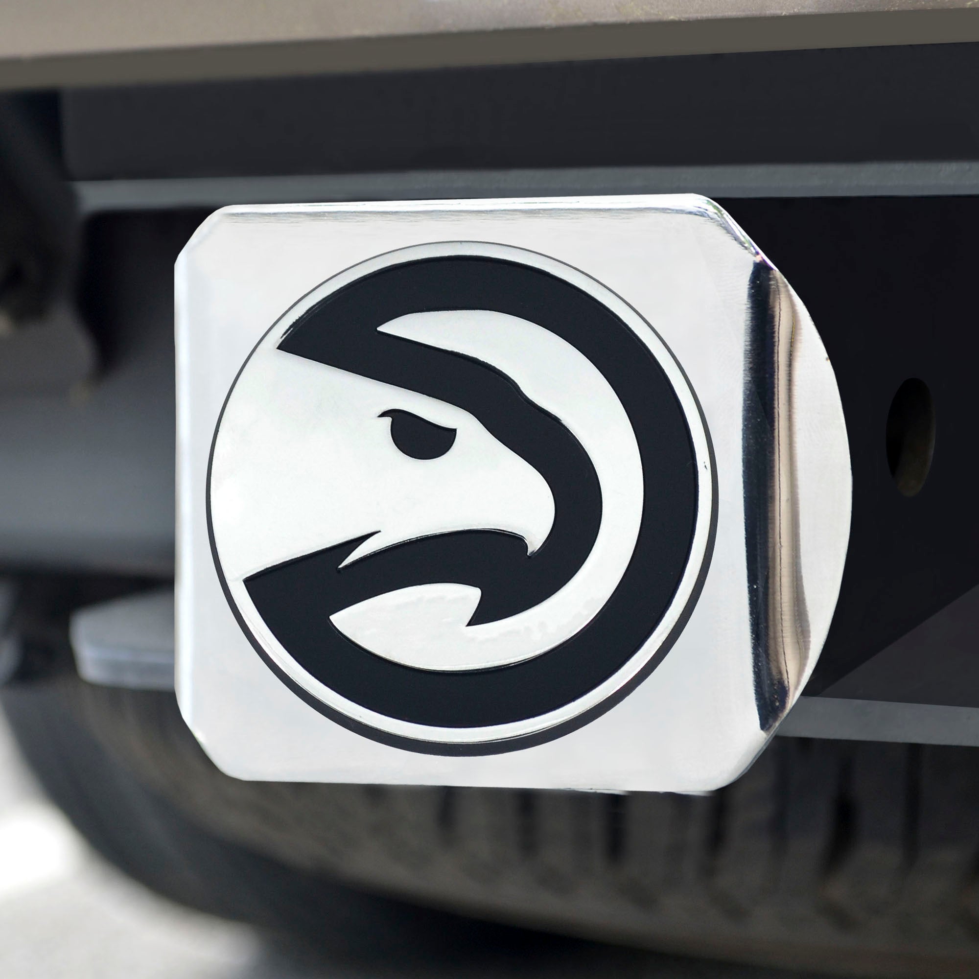 Fanmats Hawks 3D Chrome Metal Hitch Cover