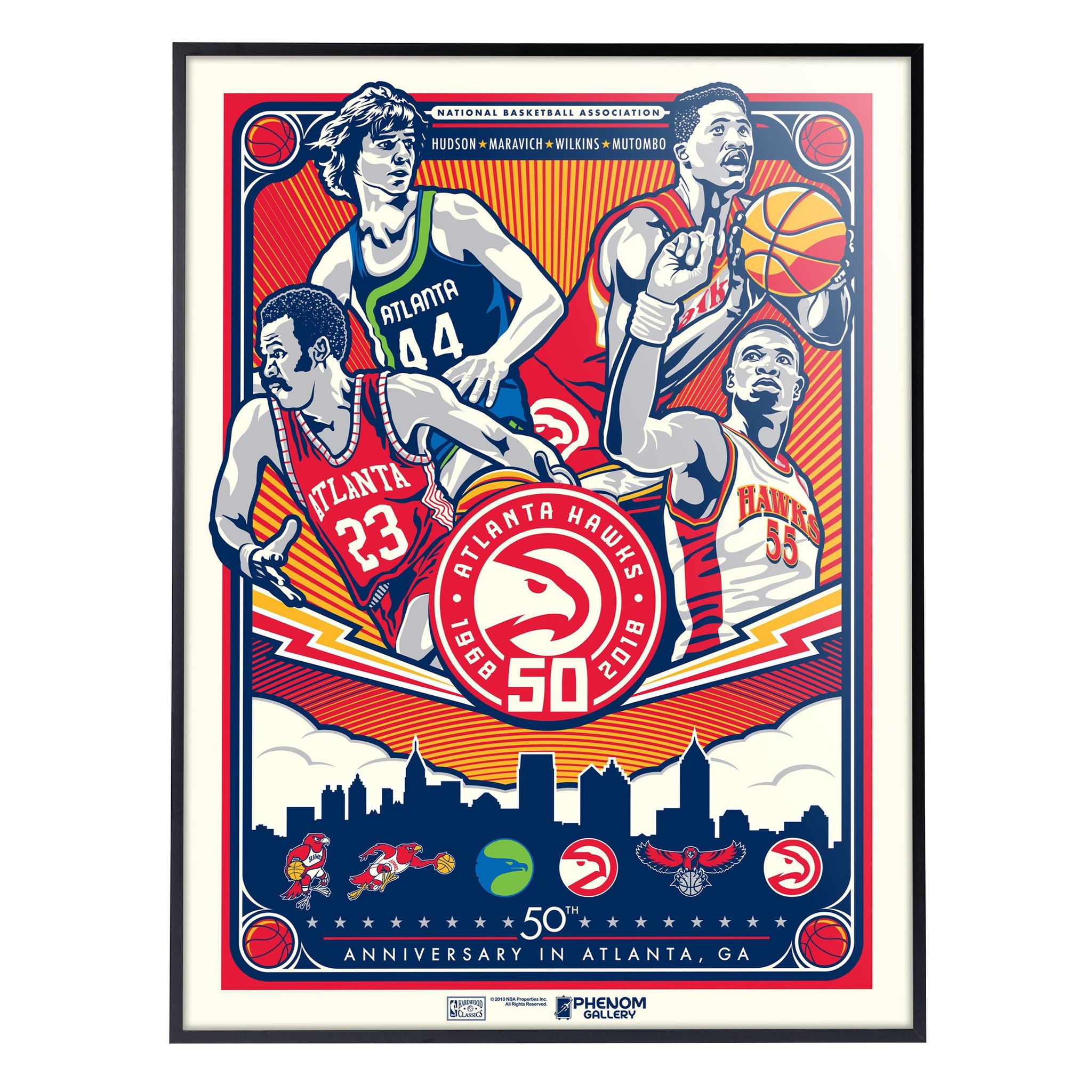 NBA Mascots Serigraph