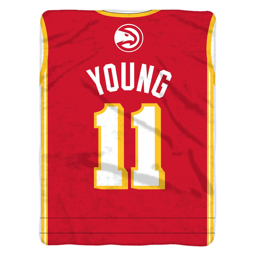 Hawks Trae Young 11 56 Points Highlights Commemorative Jersey