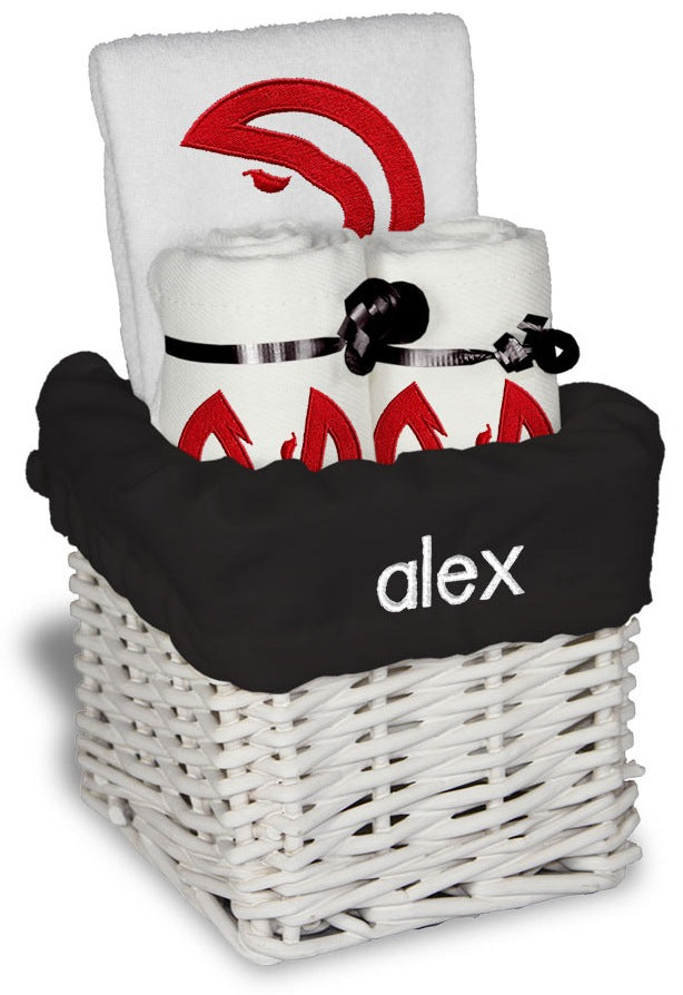 Chad & Jake Hawks Personalized Small Baby Gift Basket